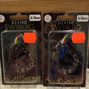 Swimjig Fishing Lure - Purple/Blue